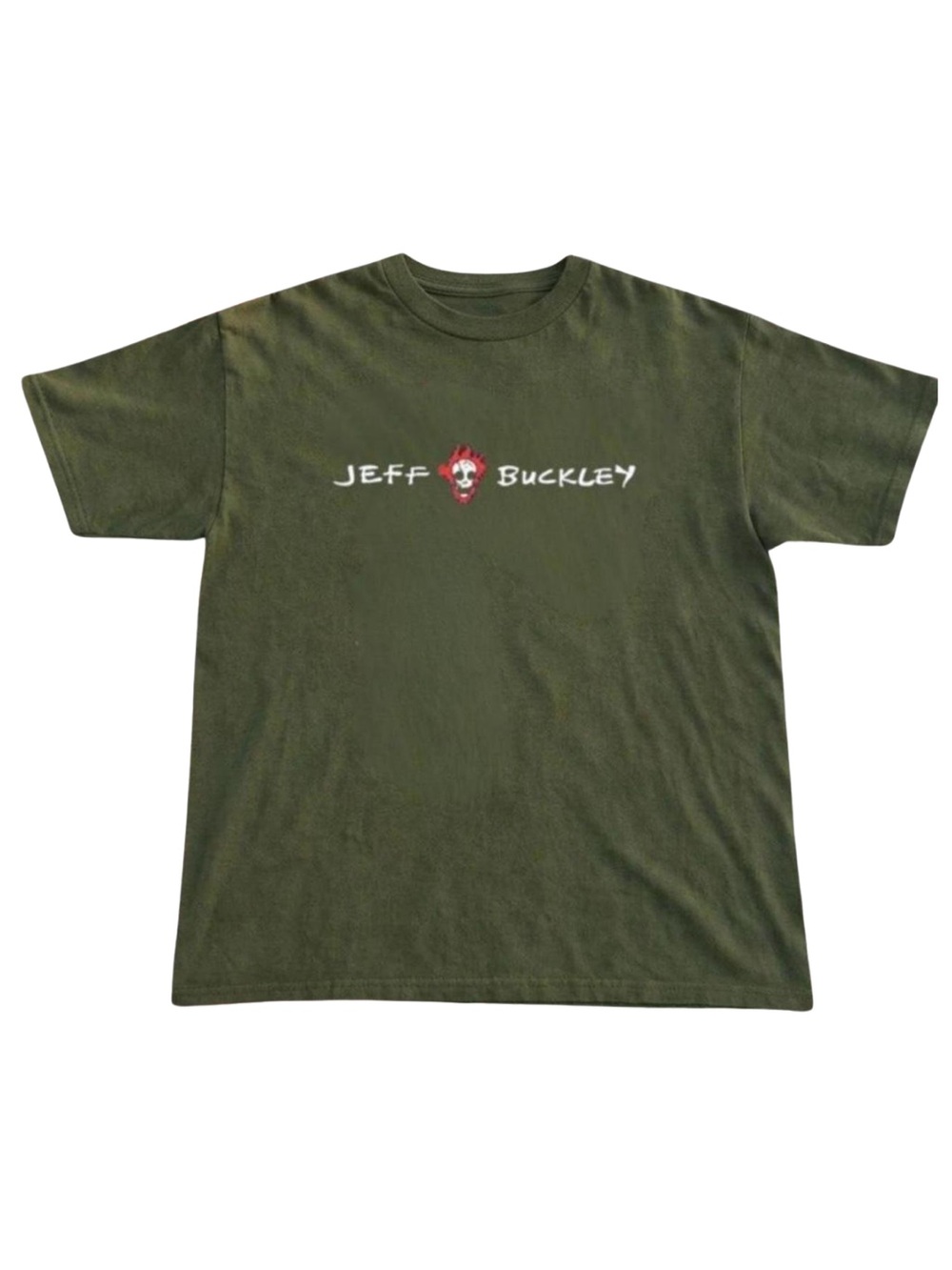 Gildan Olive Green Graphic T-Shirt